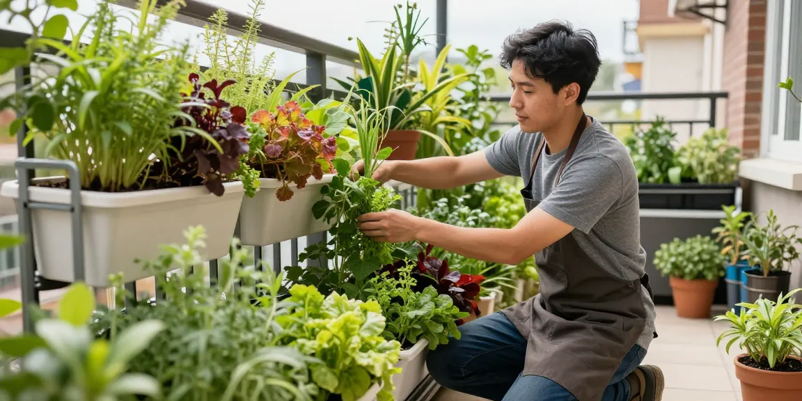 "Create a vertical garden on the balcony with trusted local services for a thriving green oasis."