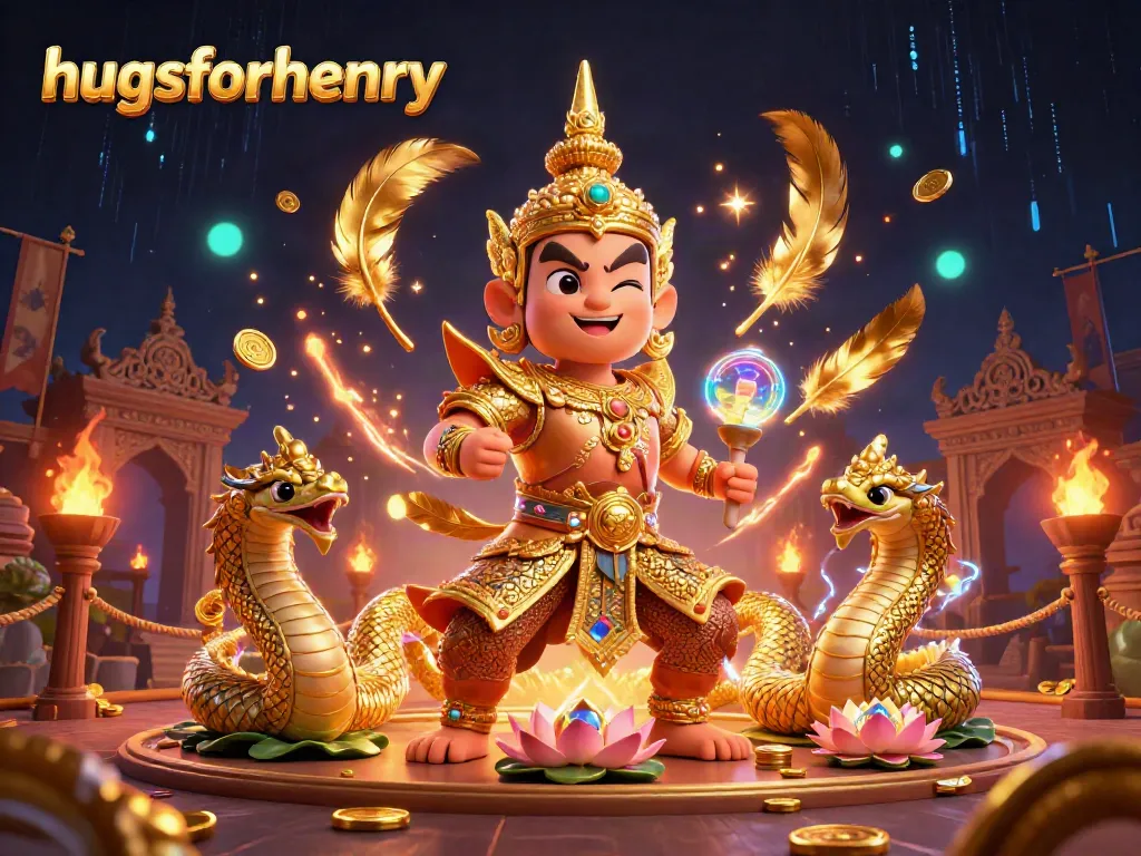 Experience immersive gambling action with hugsforhenry in an exciting casino-themed scene full of vibrant details.