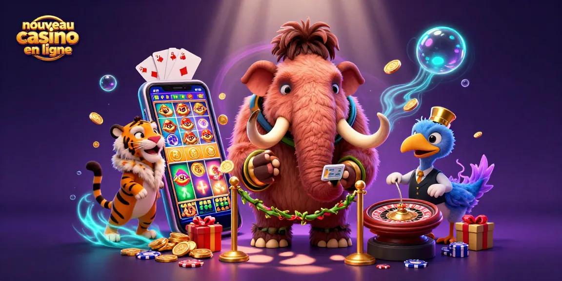 Jouez au nouveau casino en ligne avec notre bouncer mammouth, un VIP tigre, et le portier dodo !